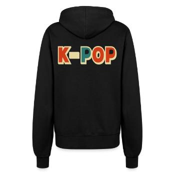 K-pop 5 couleurs customizables - Veste à capuche Femme - noir - Dos - Maraike (178cm)