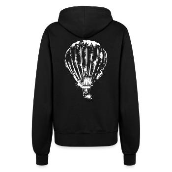 Heißluftballon - Frauen Kapuzenjacke - Schwarz - Hinten - Maraike (178cm)