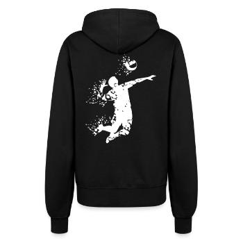 volleyball - Frauen Kapuzenjacke - Schwarz - Hinten - Maraike (178cm)
