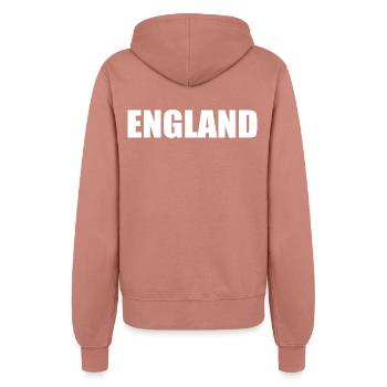 England - Veste à capuche Femme - rose poudré - Dos - Maraike (178cm)
