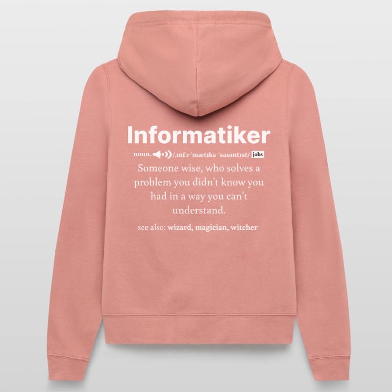 IT Informatics Computer Scientist Computer Work Gift Women’s Hooded Jacket