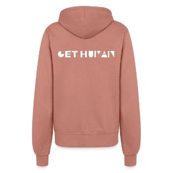 Get Human - Frauen Kapuzenjacke - Altrosa - Hinten - Maraike (178cm)