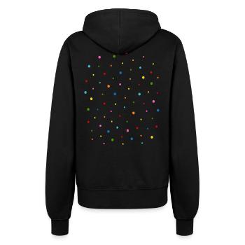 Konfetti - Frauen Kapuzenjacke - Schwarz - Hinten - Maraike (178cm)