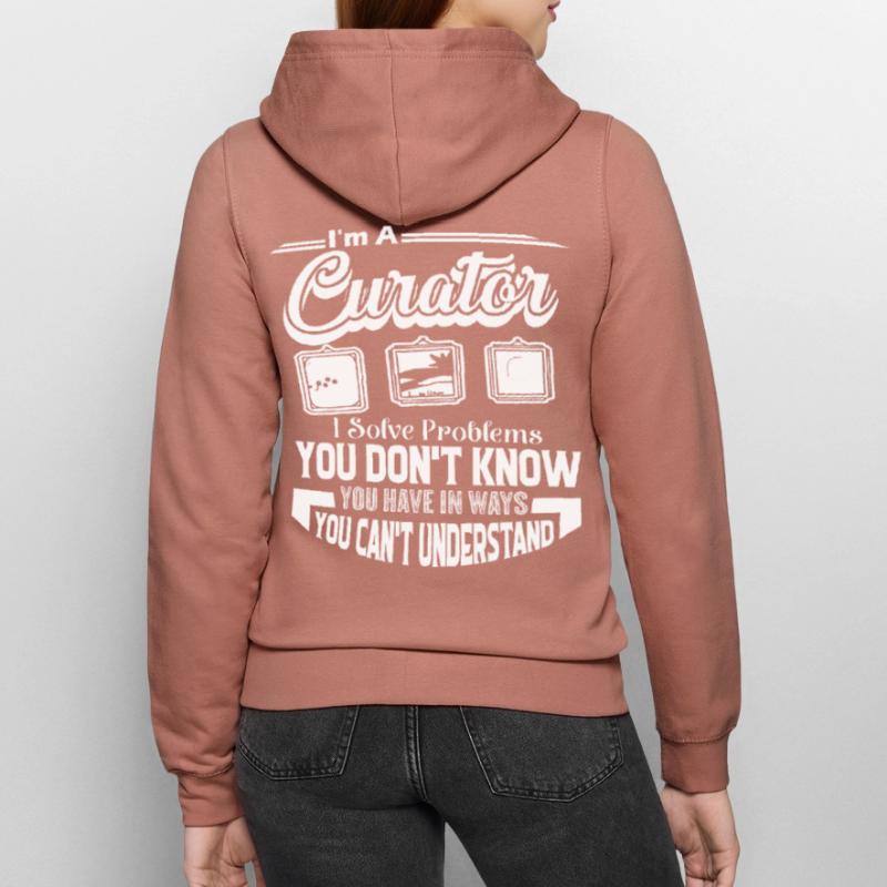 Curator Curator Solves Problems Women’s Hooded Jacket