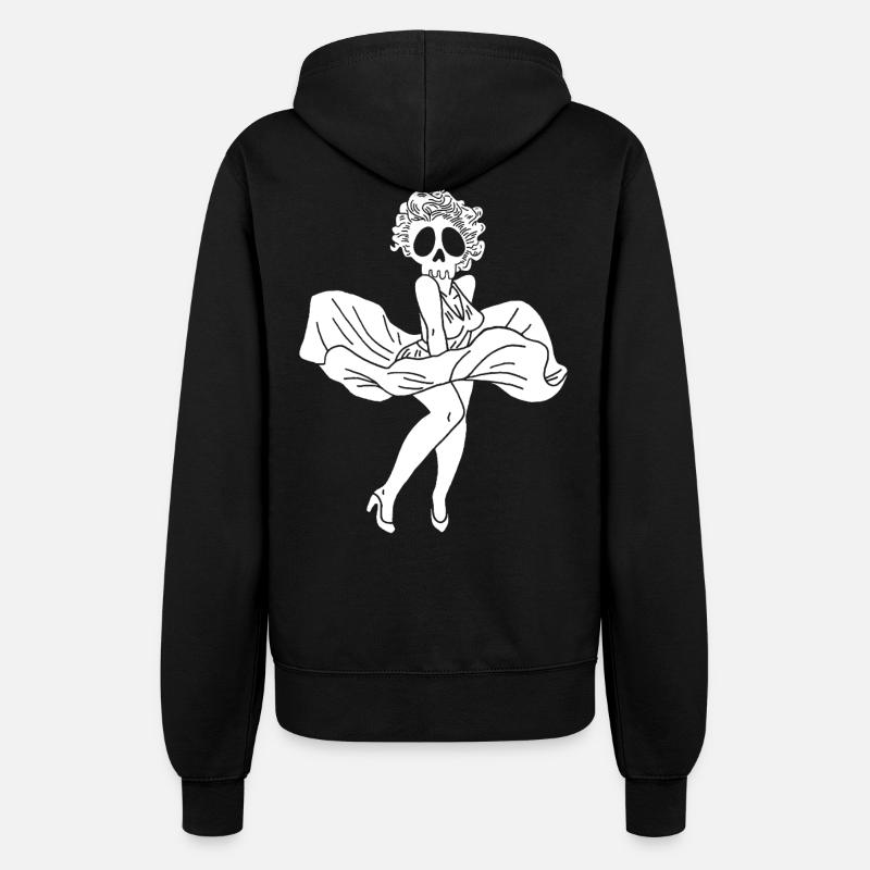 Fantôme de Marylin Monroe - Women’s Hooded Jacket - black