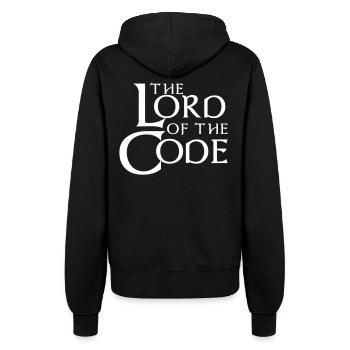 Le Seigneur du Code - Veste à capuche Femme - noir - Dos - Maraike (178cm)