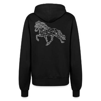 Tölter Hell - Frauen Kapuzenjacke - Schwarz - Hinten - Maraike (178cm)