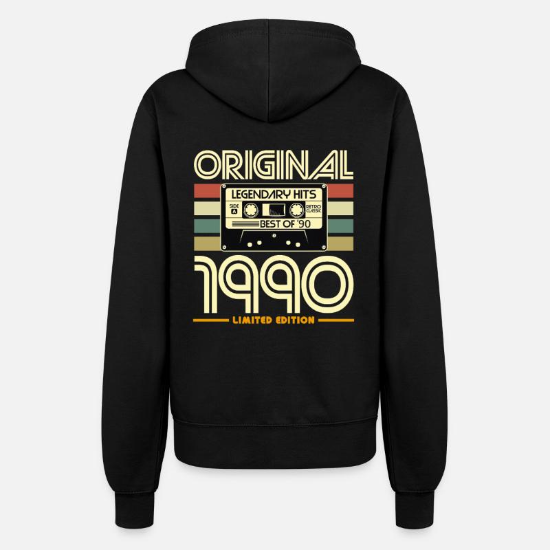 Original 1990 Rétro Cassette Édition - Veste à capuche Femme - noir