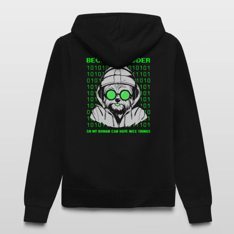 Devenu codeur – Cyber Dog Binary Veste à capuche Femme
