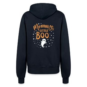 Mamas kleiner Buh, Frohes Halloween - Frauen Kapuzenjacke - Navy - Hinten - Maraike (178cm)