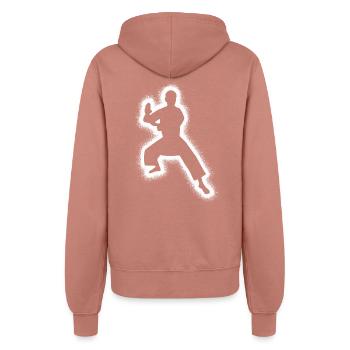 Taekwondo Arts Martiaux Enfants Garçons Karaté Hommes - Veste à capuche Femme - rose poudré - Dos - Maraike (178cm)