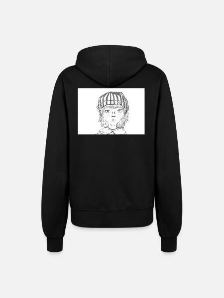 Sketch - Frauen Kapuzenjacke - Schwarz