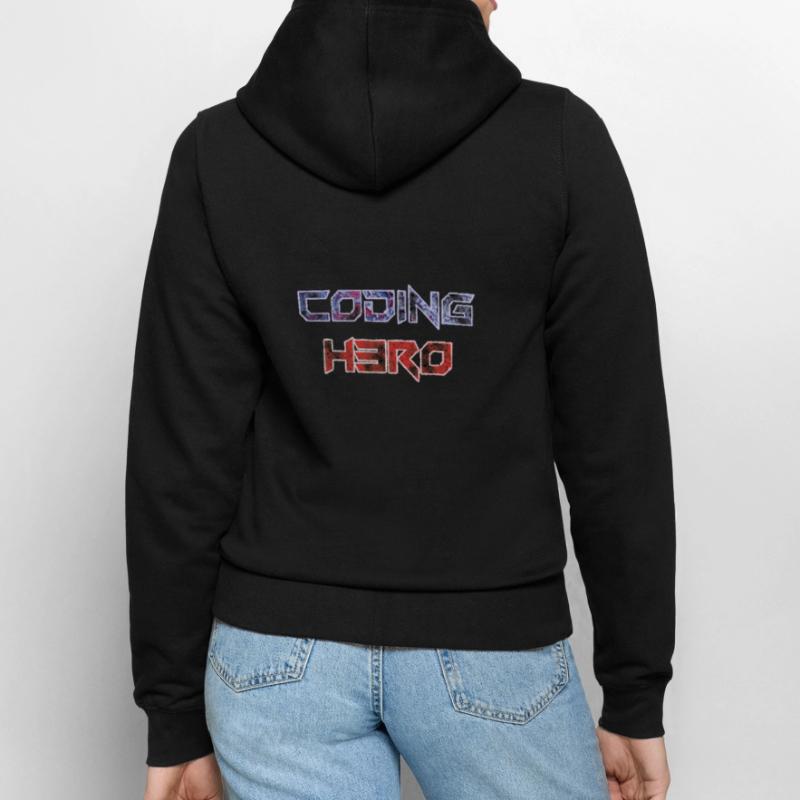 Coding Hero - programming hero Women’s Hooded Jacket