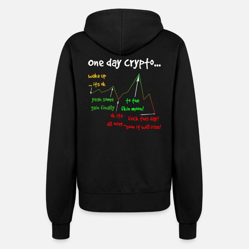 One day crypto - Women’s Hooded Jacket - black
