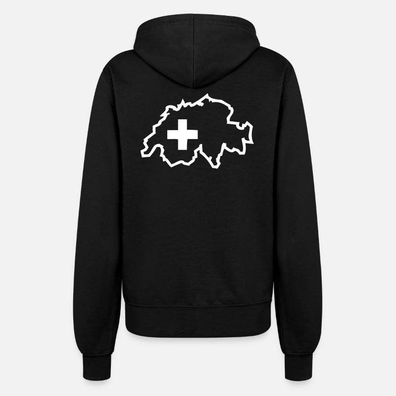 Switzerland - Women’s Hooded Jacket - black