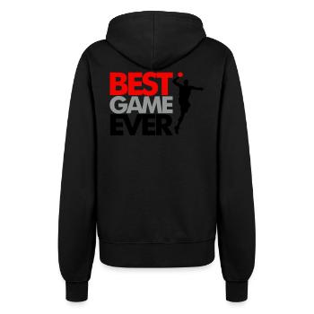Best game ever - handball - Frauen Kapuzenjacke - Schwarz - Hinten - Maraike (178cm)