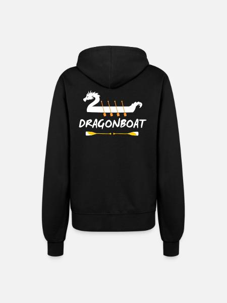 Drachenboot-Elemente - Frauen Kapuzenjacke - Schwarz
