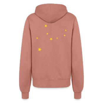 Jungfrau Sternbild - Frauen Kapuzenjacke - Altrosa - Hinten - Maraike (178cm)