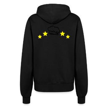 Quatre étoiles toque - Veste à capuche Femme - noir - Dos - Maraike (178cm)