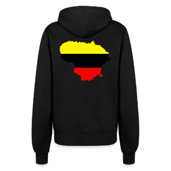 Litauen - Frauen Kapuzenjacke - Schwarz - Hinten - Maraike (178cm)
