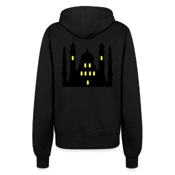 moschee 02 - Frauen Kapuzenjacke - Schwarz - Hinten - Maraike (178cm)