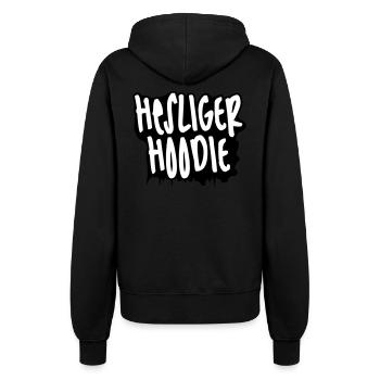 HESLIGER HOODIE - Frauen Kapuzenjacke - Schwarz - Hinten - Maraike (178cm)