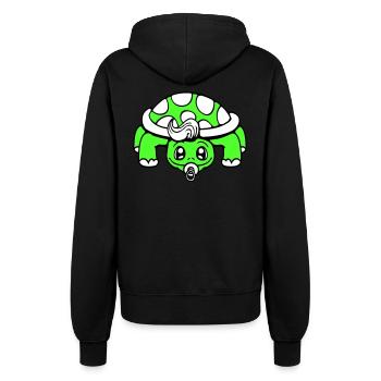Tortue Bébé Sucette Petit Enfant Bambin - Veste à capuche Femme - noir - Dos - Maraike (178cm)
