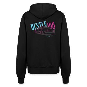 Hustle 190 - Frauen Kapuzenjacke - Schwarz - Hinten - Maraike (178cm)