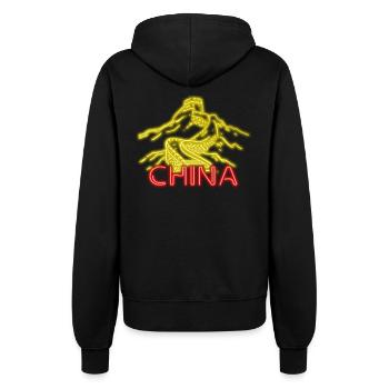 Chine - Veste à capuche Femme - noir - Dos - Maraike (178cm)