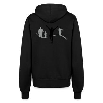 Joggen Gruppe - Frauen Kapuzenjacke - Schwarz - Hinten - Maraike (178cm)