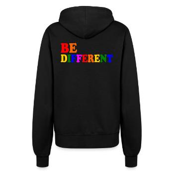 Be different - Frauen Kapuzenjacke - Schwarz - Hinten - Maraike (178cm)