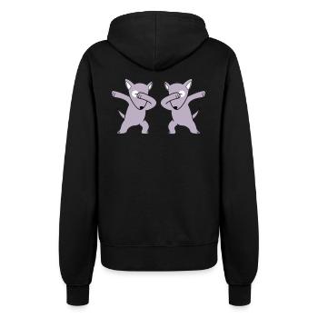dabbing pour chien - Veste à capuche Femme - noir - Dos - Maraike (178cm)
