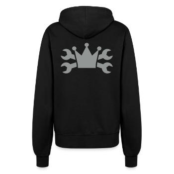 Screw wrench - Women’s Hooded Jacket - black - Back - Maraike (178cm)