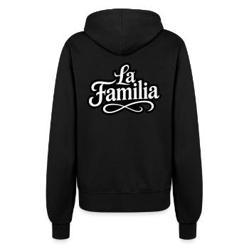 La Familia Tattoo - Frauen Kapuzenjacke - Schwarz - Hinten - Maraike (178cm)