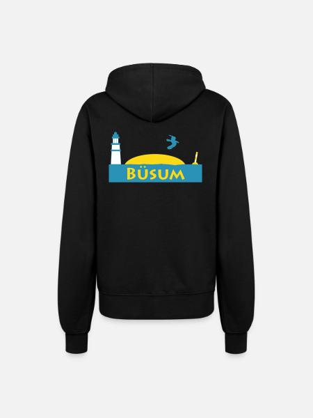 Büsum - Frauen Kapuzenjacke - Schwarz
