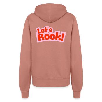 Let's Rock - Women’s Hooded Jacket - dusky rose - Back - Maraike (178cm)
