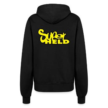 superhero - Women’s Hooded Jacket - black - Back - Maraike (178cm)