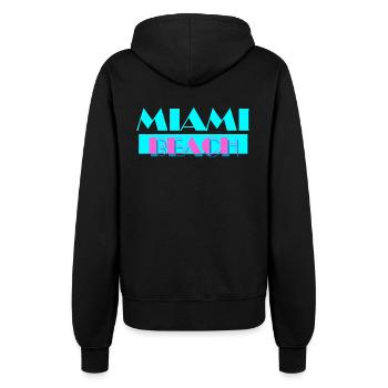 Miami Beach - Frauen Kapuzenjacke - Schwarz - Hinten - Maraike (178cm)
