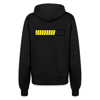 Ladebalken Loading Bar dauer zeit wird geladen Uni - Frauen Kapuzenjacke - Schwarz - Hinten - Maraike (178cm)