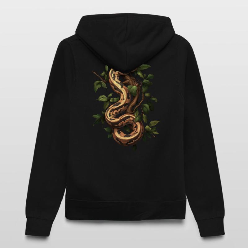 Roi Python Serpents Amoureux Terrarium Python Veste à capuche Femme