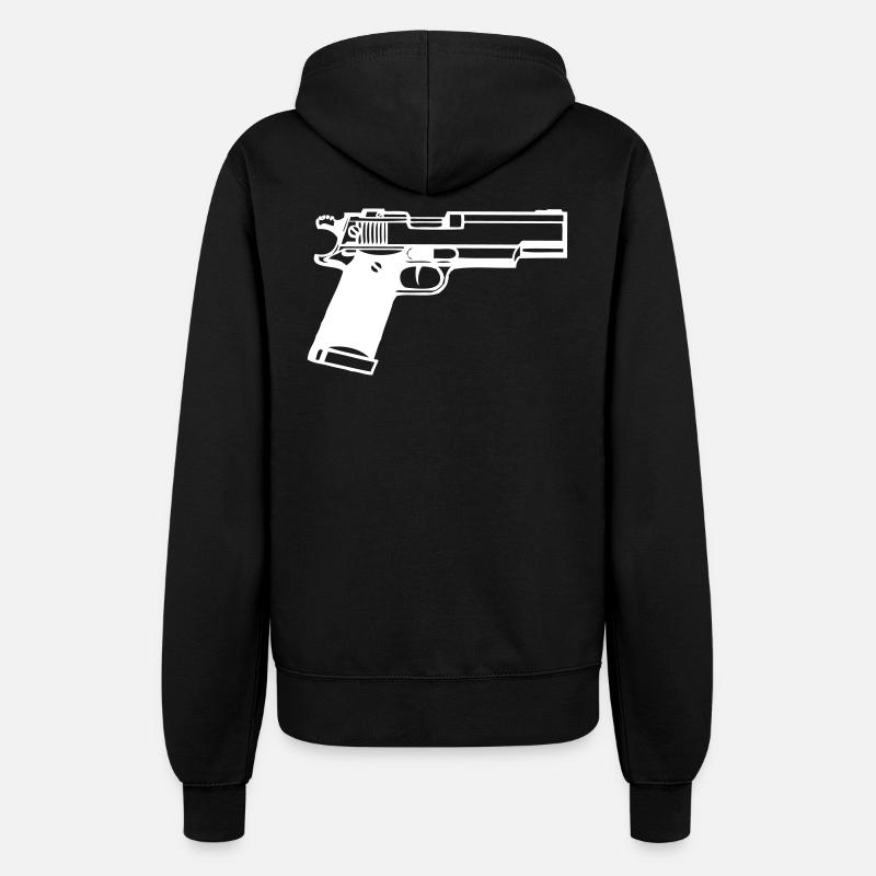 Gun - Women’s Hooded Jacket - black