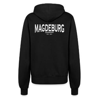Magdeburg - Frauen Kapuzenjacke - Schwarz - Hinten - Maraike (178cm)