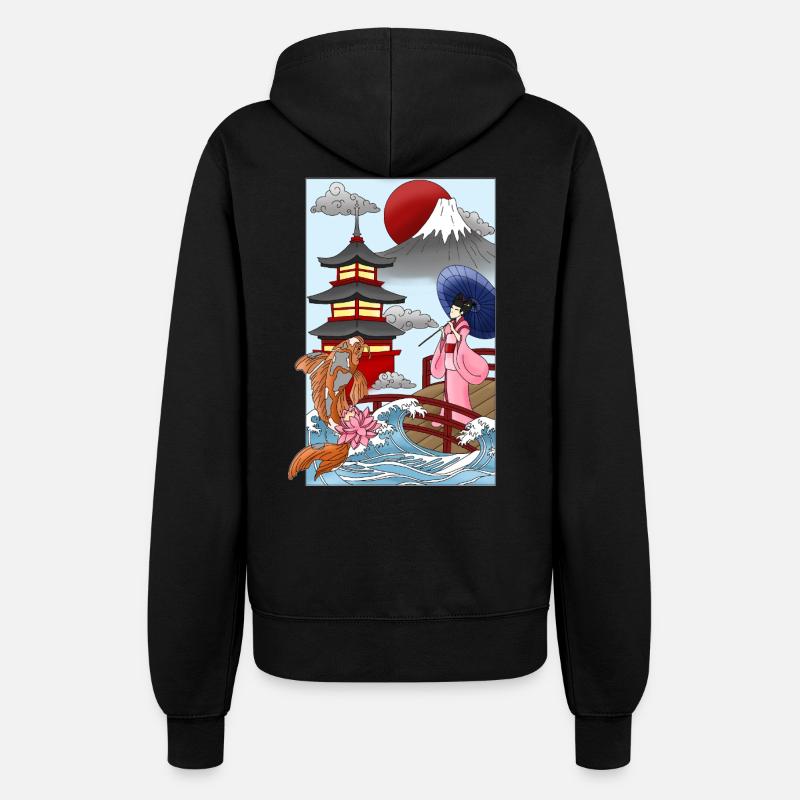 Japan - Women’s Hooded Jacket - black