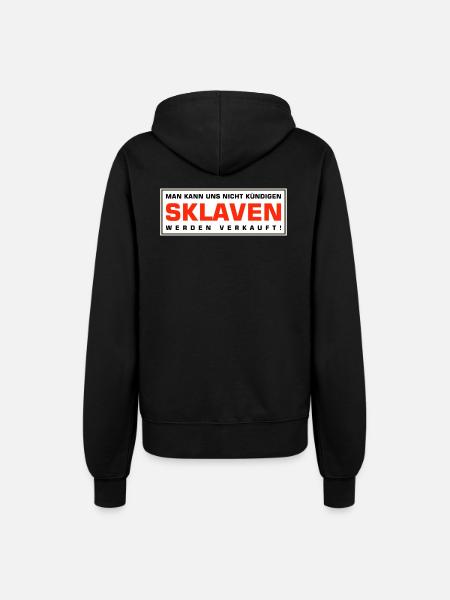 Sklaven werden verkauft - Frauen Kapuzenjacke - Schwarz