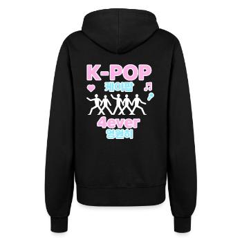 K-Pop 4ever Kpop Corée - Veste à capuche Femme - noir - Dos - Maraike (178cm)
