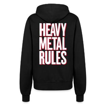 Règles du Heavy Metal - Veste à capuche Femme - noir - Dos - Maraike (178cm)