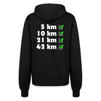 Marathon checklist - Women’s Hooded Jacket - black - Back - Maraike (178cm)