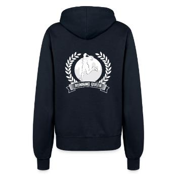 Marathonien Running Queen Running Cadeau de course - Veste à capuche Femme - marine - Dos - Maraike (178cm)