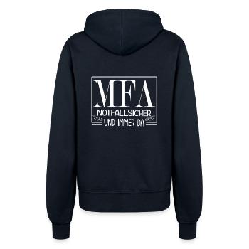Assistant médical à l’épreuve des urgences MFA - Veste à capuche Femme - marine - Dos - Maraike (178cm)