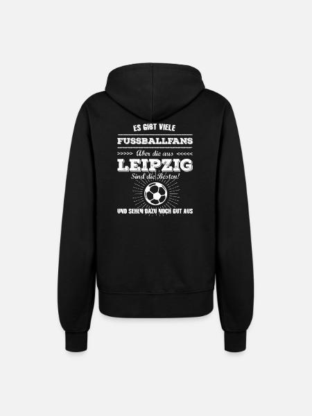 Leipzig - Frauen Kapuzenjacke - Schwarz